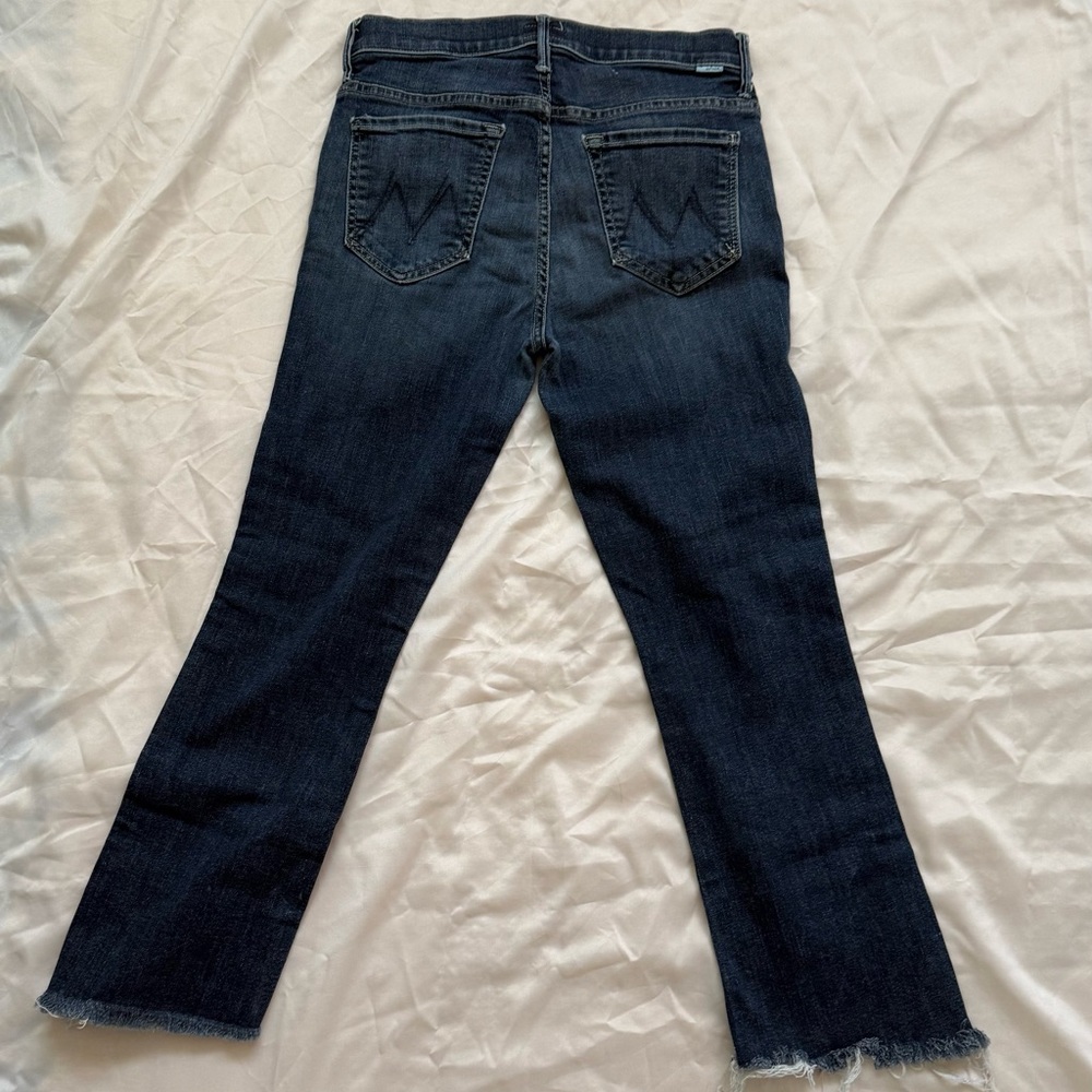 MOTHER Straight Leg Jeans - Indigo - Picture 2 of 10